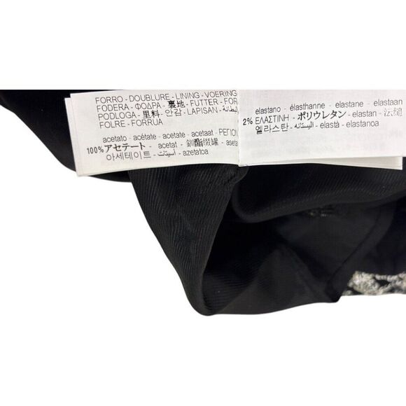 Zara Womens Sequin Shorts Size M Black Silver High Waist 8983/627 Blogger NWT - Picture 10 of 12